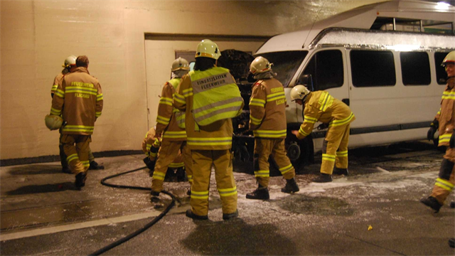 Einsatz - Brand eines Wohnmobils im Tauerntunnel