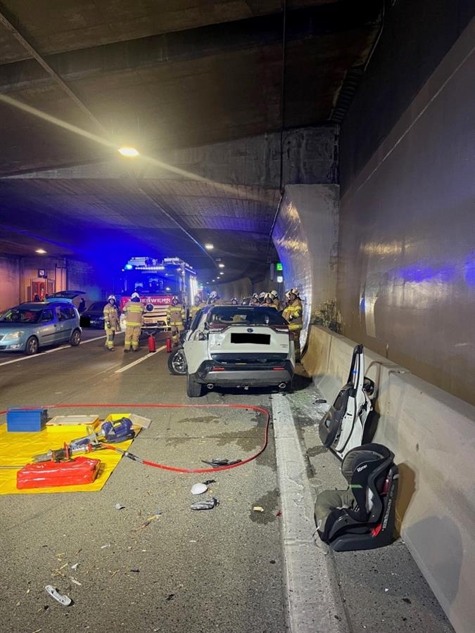 Verkehrsunfall im Tauerntunnel